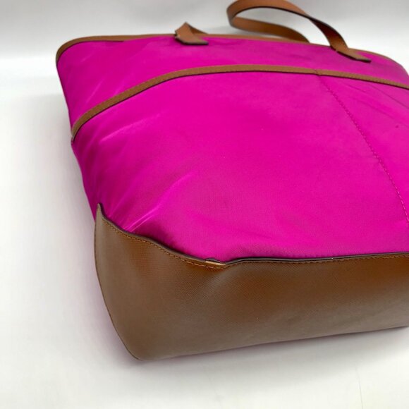 Michael Kors Purple Nylon & Leather Pocket Tote - Picture 9 of 10